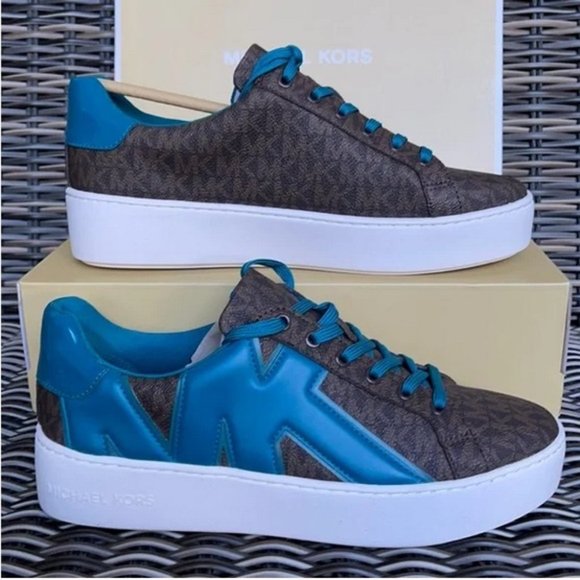 Michael Kors Poppy Lace Up MK Sig Small WMNS - Picture 2 of 16